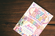 Movie Night Birthday Invitation, an Invitation Template by heynomi (Thumbnail 9 of 19)