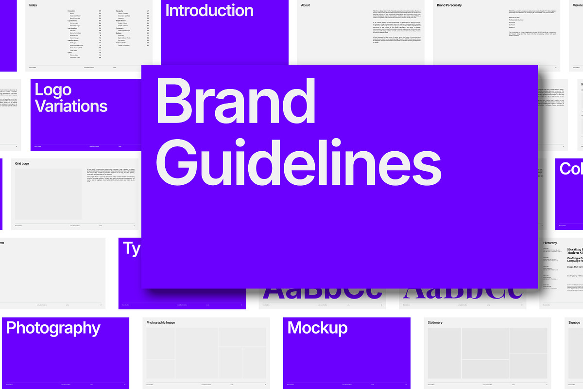 Brand Guidelines Template, a Presentation Template by Evloxx Studio (Photo 1 of 3)