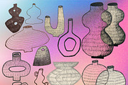 Open Vessel 78 Pen and Ink Forms, an Object Illustration by Eryn Rose Design (Thumbnail 13 of 21)