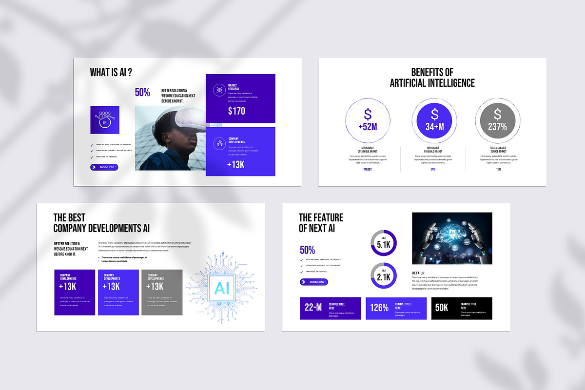 Artificial Intelligence Presentation, a Presentation Template by Creative-Work (Photo 5 of 9)