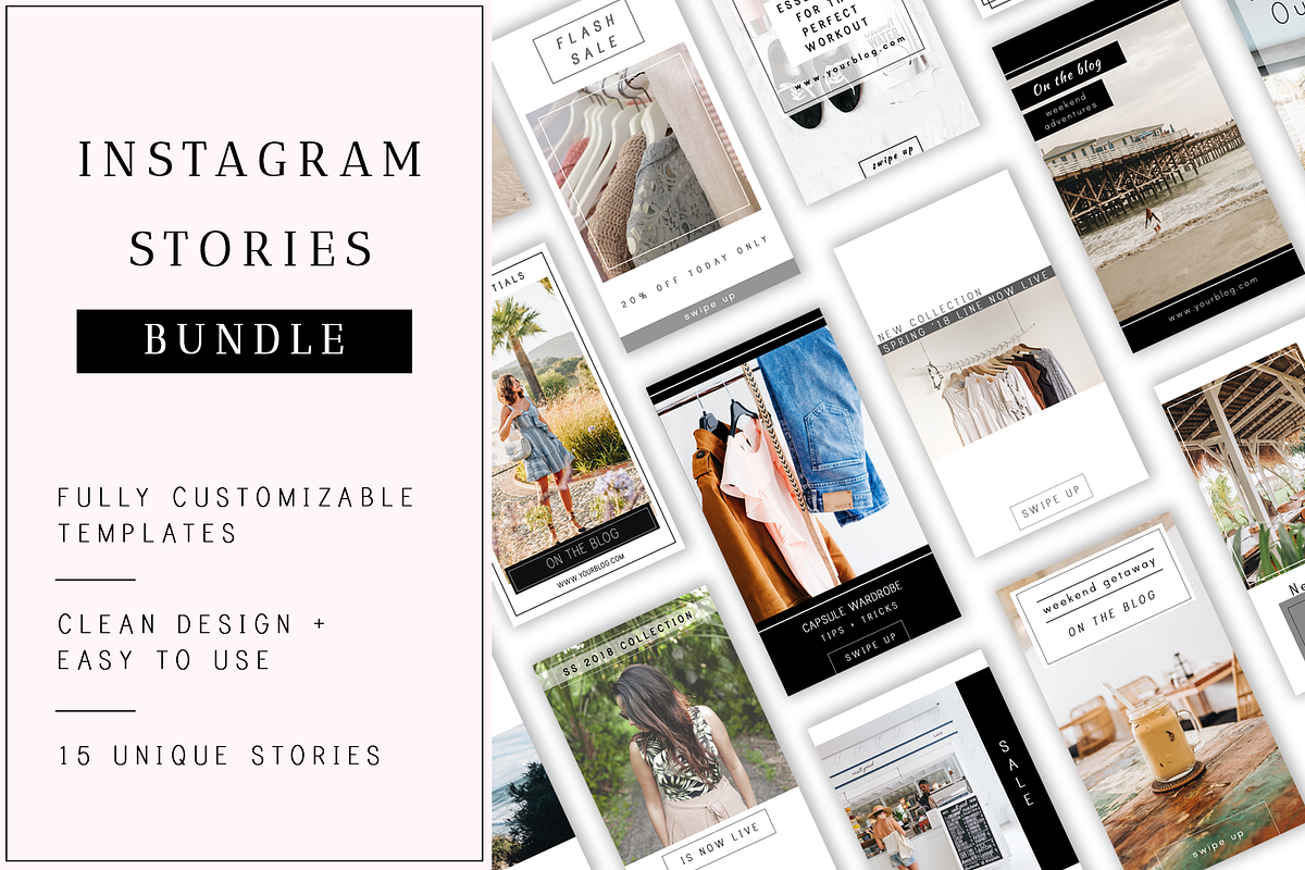 Instagram Stories Templates, a Social Media Template by Stillbrook Designs (Photo 1 of 5)
