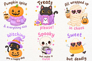 Halloween Kawaii Clipart Pumpkin PNG, a Seasonal Illustration by SugarCloudStudioArt (Thumbnail 4 of 5)