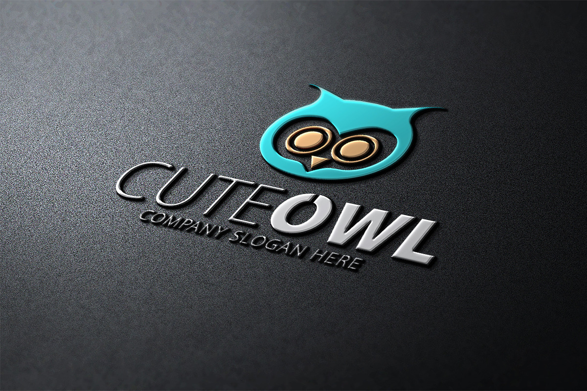 Cute Owl Logo, a Branding & Logo Template by Creative Dezing (Photo 3 of 6)