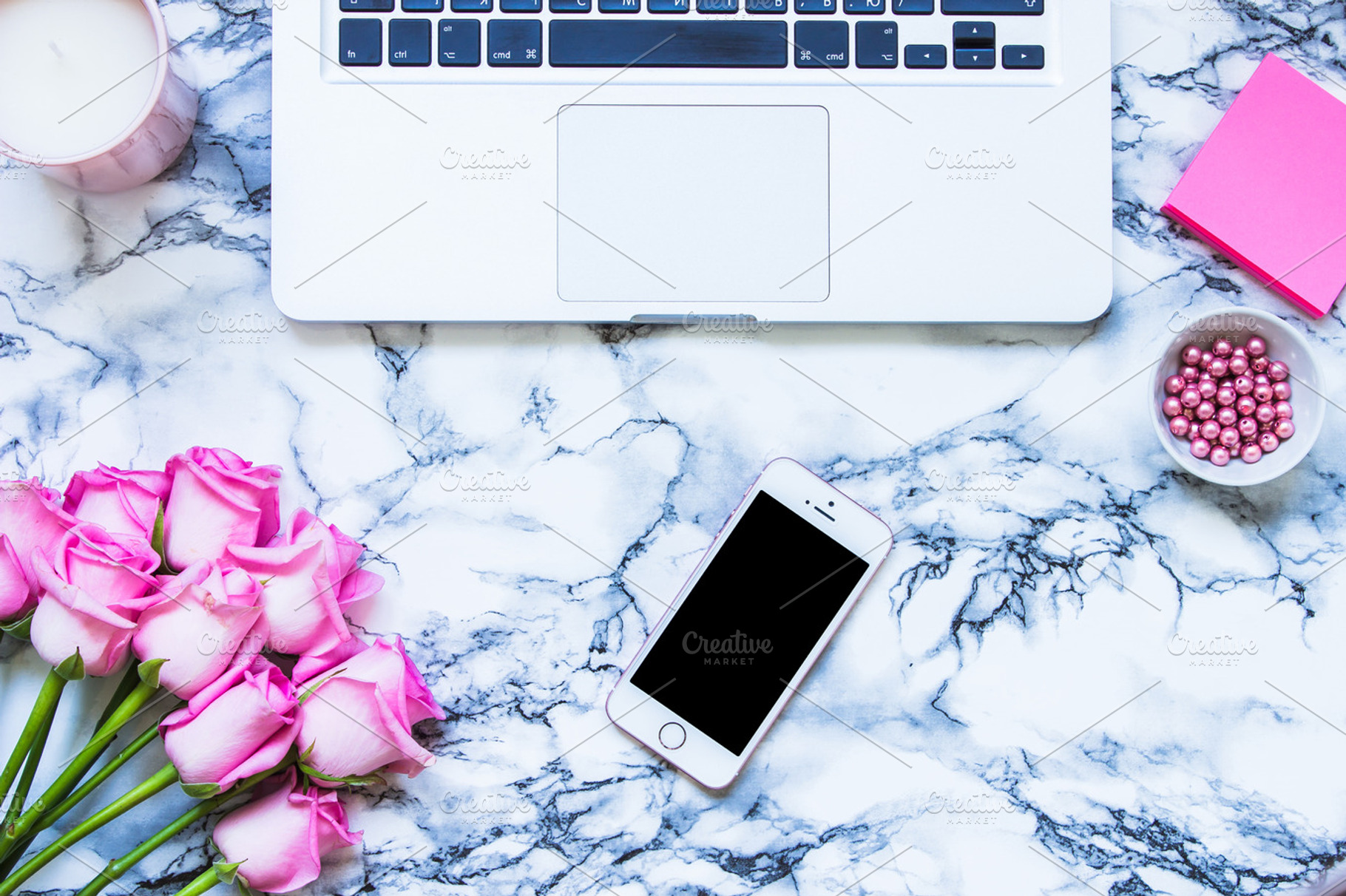 Phone Mockup, a Background Photo by Rose Wine Aesthetic
