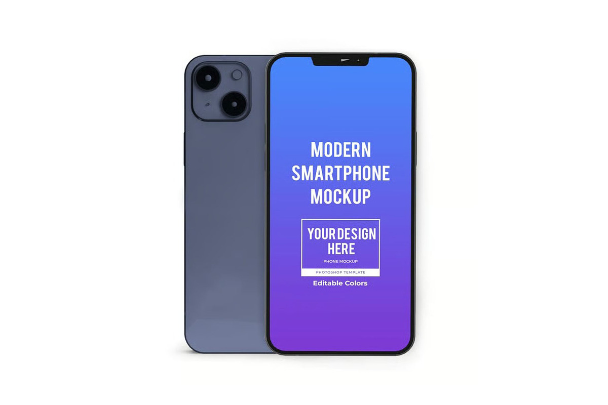 iPhone Mockup Template Set, an iPhone Mockup by DesignRushMarket (Photo 9 of 11)