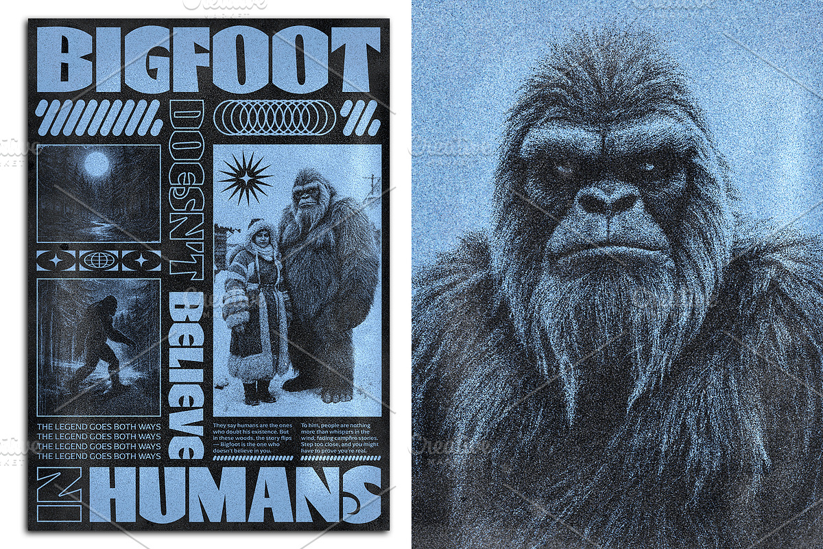 Brutalist Anomalies Poster Set, a Poster Template by Black Cat Studio (Photo 10 of 11)