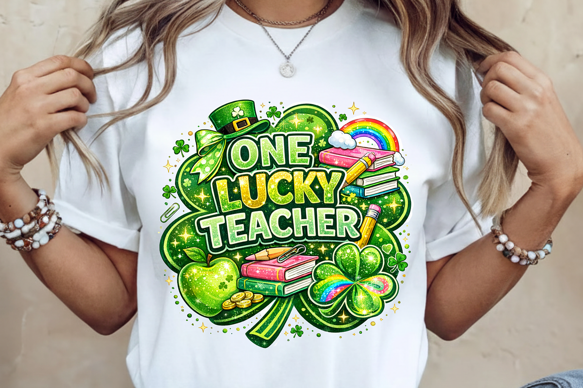 Lucky Teacher St Patrick’s Day PNG,, a Graphic by Vector Portal (Photo 3 of 7)