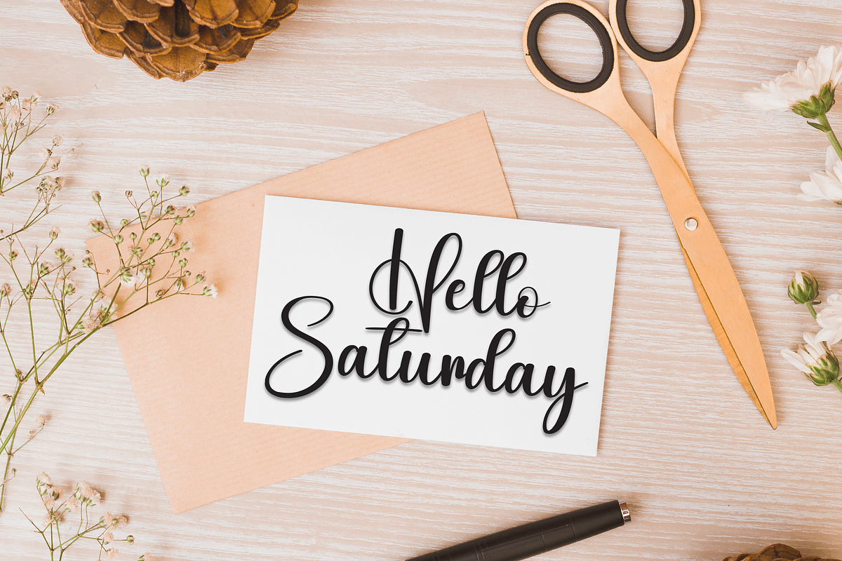 Cutegirl | Script Font, a Handwritten Font by Scratchones (Photo 5 of 9)