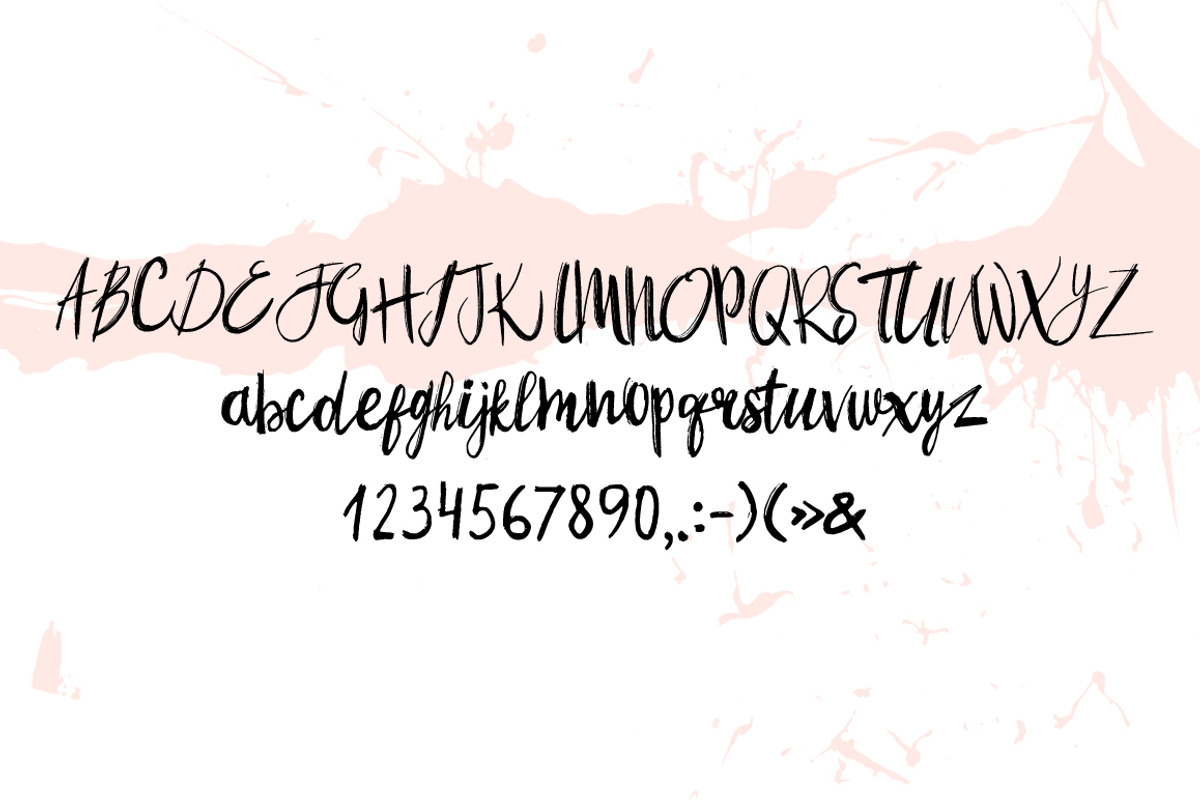 Momentique font preview 2