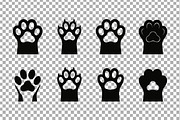 Monster Claw Silhouette Set, an Object Graphic by Artonix (Thumbnail 3 of 3)