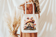 Watercolor Autumn Houses Clipart, an Illustration by Pixels.Craft (Thumbnail 5 of 7)