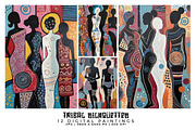 Tribal Silhouettes Paintings, a Person Illustration by Digital Art Creations (Thumbnail 3 of 5)