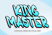 King Master | Script Font, a Script Font by Scratchones (Thumbnail 1 of 8)