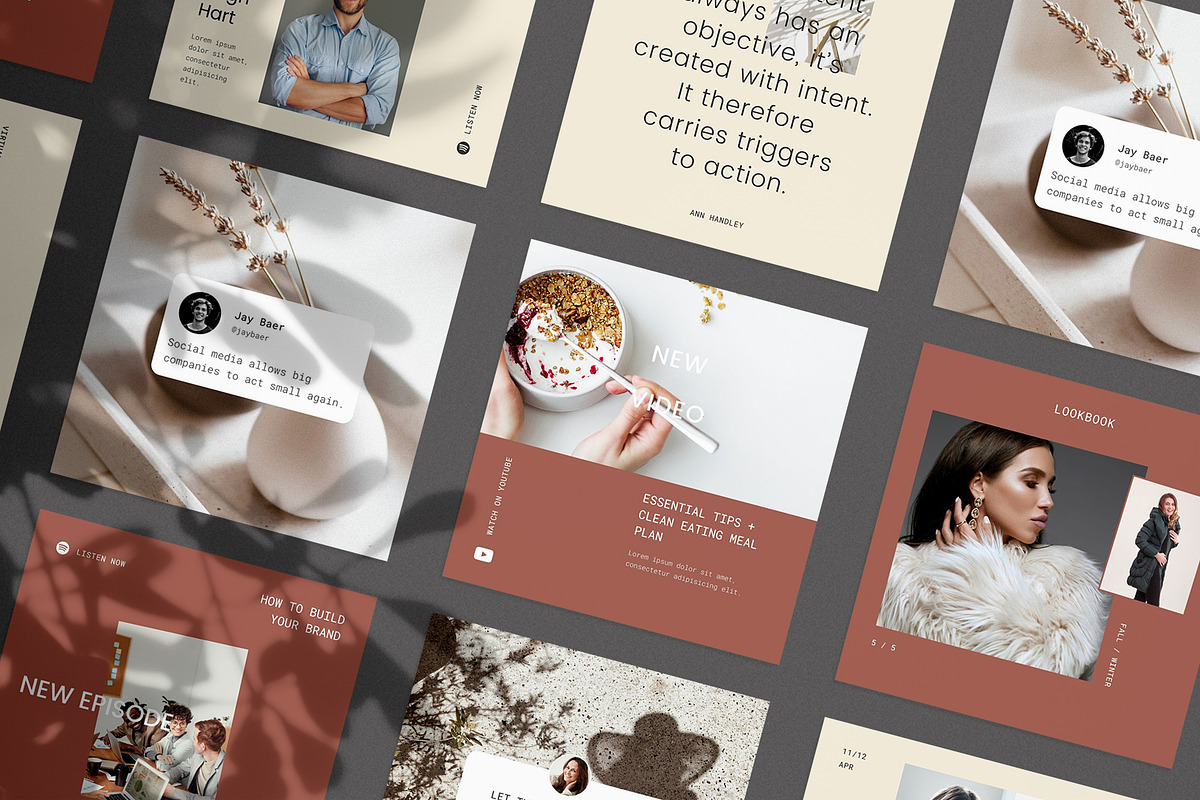 Influencer Instagram Pack | PS CANVA, a Social Media Template by Visuel Colonie® (Photo 2 of 18)