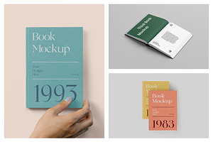 Various Book Mockups Vol.01