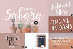 DESERT DREAMS Lettered Font Bundle