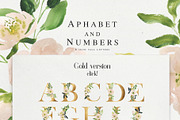 Magdalena watercolor floral set, a Texture Illustration by Charushella (Thumbnail 2 of 8)