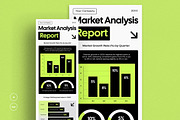 Market Analysis Report Infographic, a Templates & Theme by graphicook (Thumbnail 1 of 3)