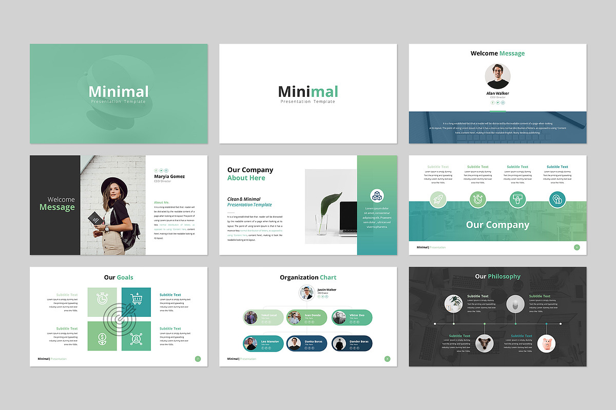 Minimal Presentation Template, a Presentation Template by CreativeSlides
