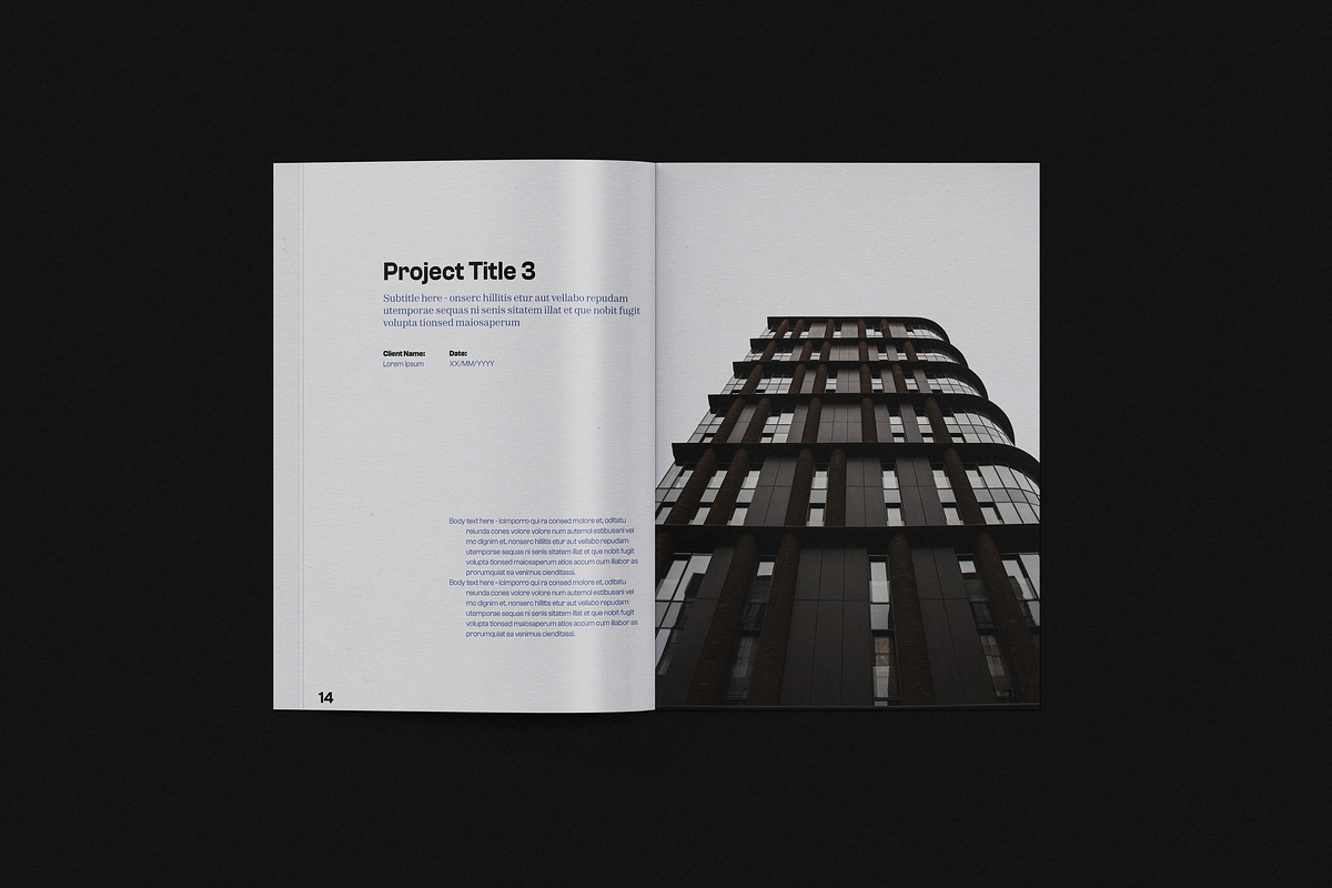 Modern Portfolio Template v4, a Brochure Template by Akreatipe (Photo 8 of 16)