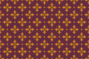Red Maroon Abstract Seamless Pattern, a Pattern Graphic by Mightyfire