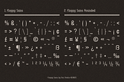 Floppy Clean Modern Sans Serif, a Sans Serif Font by Oui Studio (Thumbnail 9 of 10)
