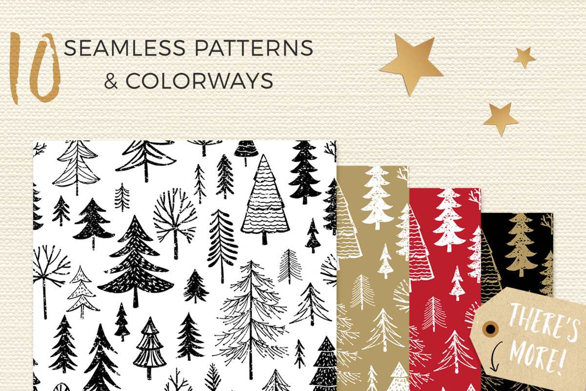 JOY TO THE WORLD HOLIDAY DESIGN KIT, a Seasonal Illustration by Mxtama (Photo 7 of 8)