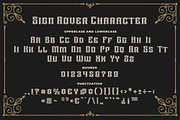 Sign Rover a Vintage Sign Font, a Blackletter Font by Blankids Studio (Thumbnail 7 of 7)