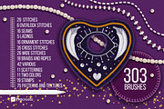 PROCREATE MAGIC STITCHES & PATTERNS, a Brush Add-On by AlexandraArt (Thumbnail 2 of 15)