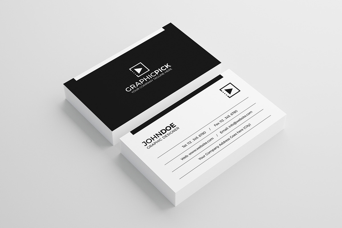 Modern Minimal Business Card, a Business Card Template by Shahjhan (Photo 2 of 2)