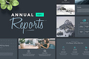 Annual Reports - Keynote Template, a Presentation Template by Slidehack (Thumbnail 1 of 5)