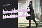Algiers - A Modern Sans Serif, a Sans Serif Font by Ivan Rosenberg (Thumbnail 6 of 14)