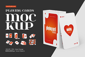 Playing Cards Mockup Set