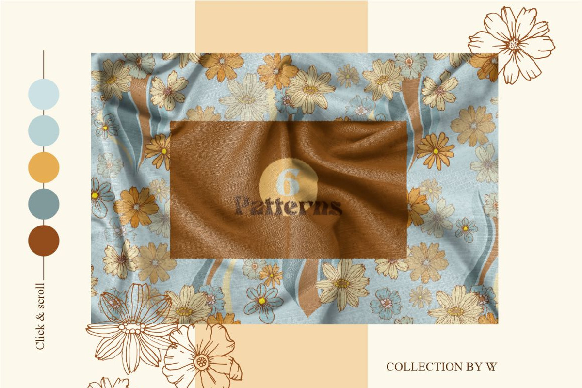 FLOWER SUMMER(nostalgia for the 70s), an Illustration by Collection by VY (Photo 6 of 11)