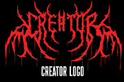 Gresick Death metal, a Blackletter Font by Hello Good Studio (Thumbnail 3 of 8)
