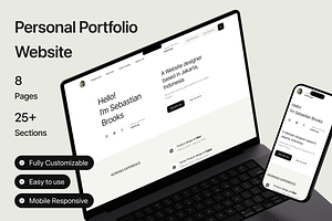 Brooks - Portfolio Website Template