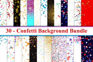 Sparkling Confetti Background, a Texture Graphic by Digital Studio