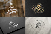 27 Barbershop Logotypes, a Branding & Logo Template by Vasya Kobelev (Thumbnail 8 of 10)