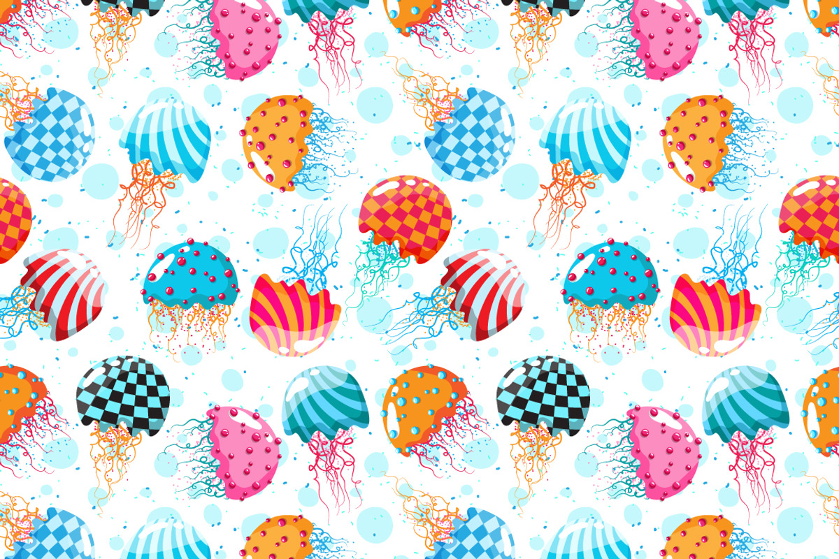 Galactic jellyfish, a Pattern Graphic by SuperNata (Photo 2 of 4)