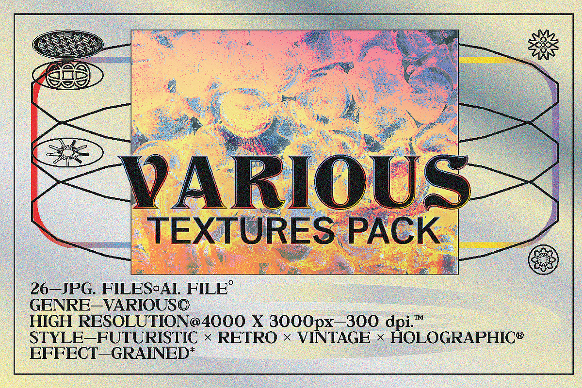 Various Textures Pack, a Texture Graphic by Kapoor Design Empire (Photo 1 of 3)