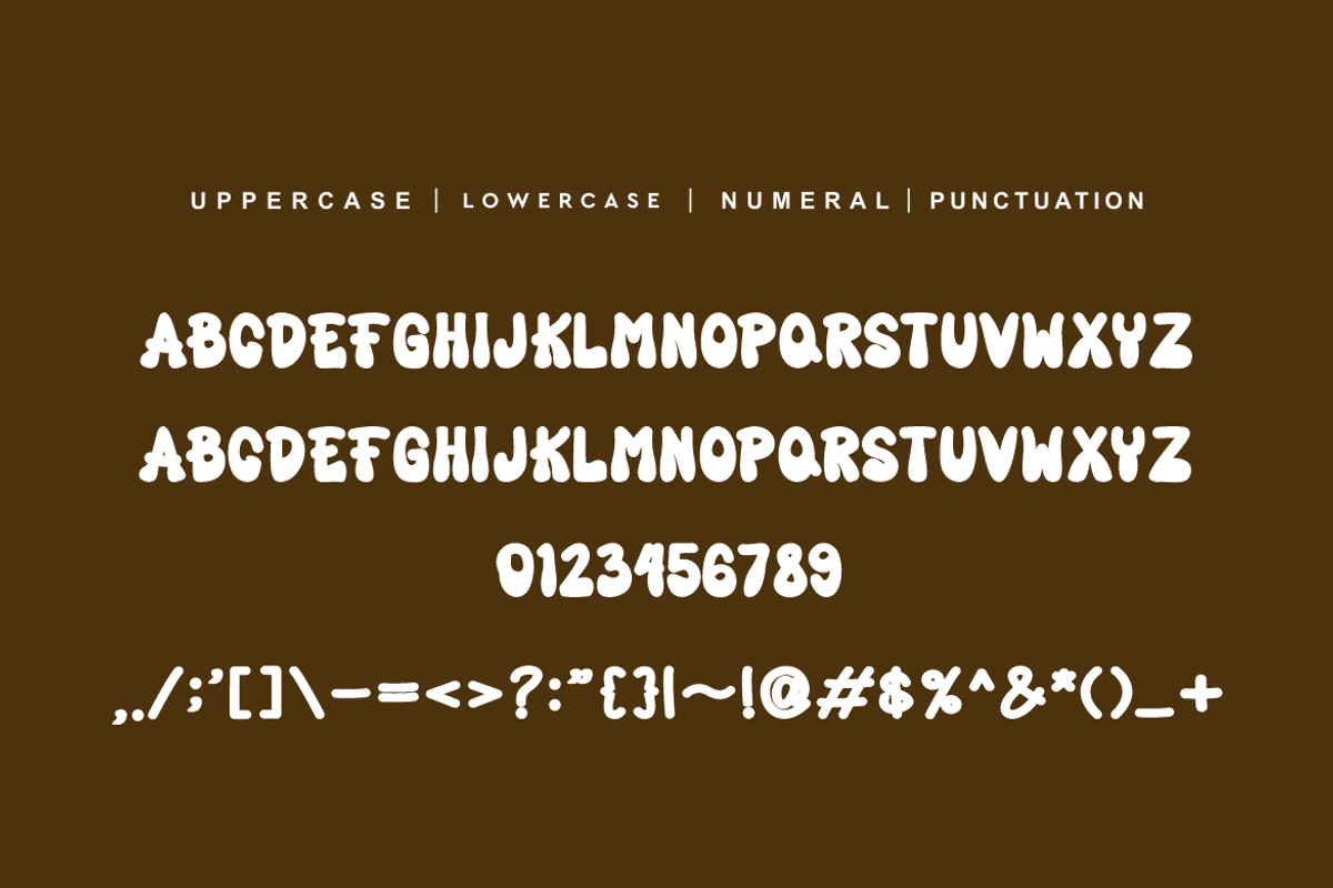 Burger Spooky - Food Font, a Handwritten Font by QR Design Studio (Photo 6 of 9)