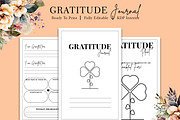 Gratitude Journal Kdp Interior, a Stationery Template by Hurairagraphics (Thumbnail 1 of 3)