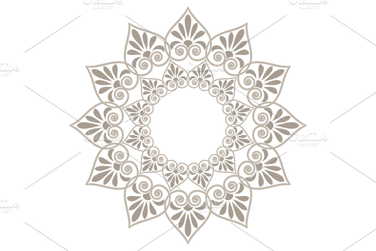 Floral ornament, a Duotone Icon by RODINA (Photo 1 of 3)