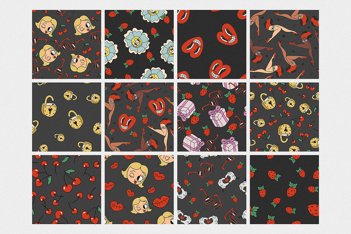 Retro Cartoon Collection, a Seasonal Illustration by Kokoshka (Photo 10 of 15)