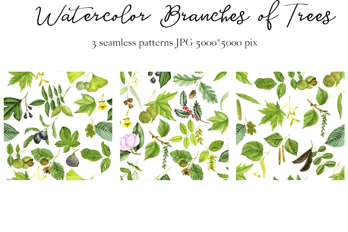 Watercolor Branches of Trees, an Illustration by cat_arch_angel (Photo 4 of 5)