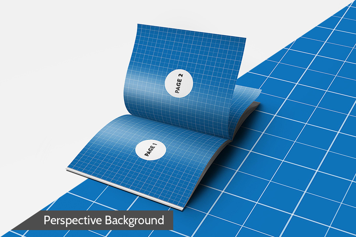Square Brochure Mockups Pack Bundle, a Print Template by Kongkow (Photo 9 of 15)