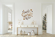 ROMANTIC CHRISTMAS Wall&Frame Mockup, a Poster Template by MyHomeMockups (Thumbnail 10 of 11)