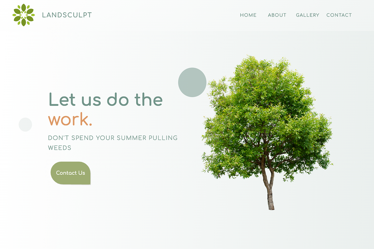Landscaping Gradient Showit Template, a Landing Page Template by maddiedigitalco. (Photo 3 of 5)
