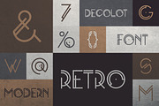 Decolot Font, a Sans Serif Font by Olga Ryzychenko (Thumbnail 2 of 5)
