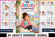 My Anxiety Workbook Journal, a Stationery Template by Designmela01 (Thumbnail 1 of 6)